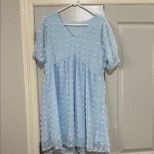 Charming Blue Kids Dress